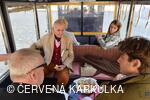 Baron Richard Drasche-Wartinberg ve vláčku KR-EXPRES