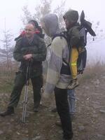 Stavba zídek pro chráněné živočichy na Lysé Hoře v Beskydech